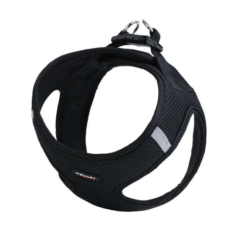 Harnais soft taille XXXS 9 * 24/30 cm noir pour ch