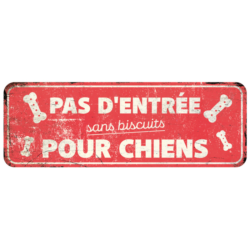 Panneau d'avertissement général fr. 2 40x13x0,3cm