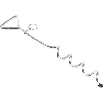 Piquet d'attache pour chien Tire bouchon
