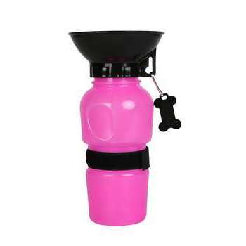 Gourde avec bol, rose : 500ml