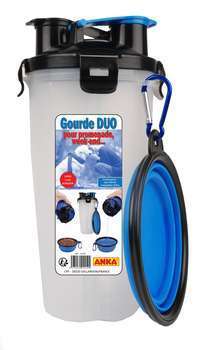 Gourde duo croquettes et eau