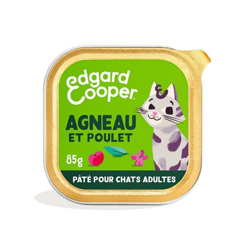 Pâté agneau et poulet  pour chats adultes