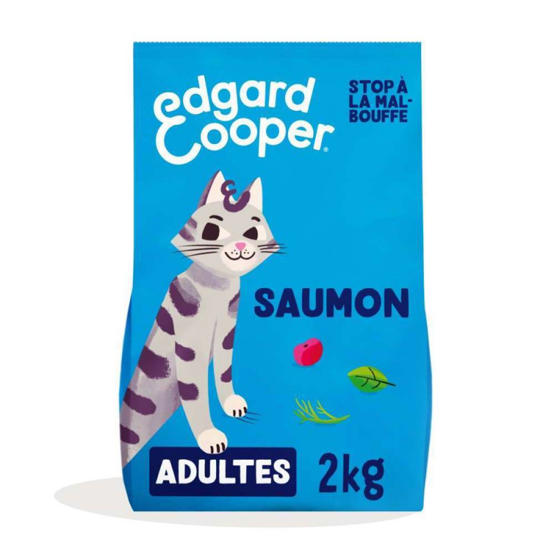 Croquettes au saumon pour chat 2kg