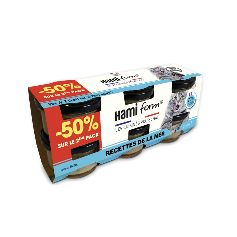 Pack de 6 - Recettes de la Mer -50% sur 2eme pack