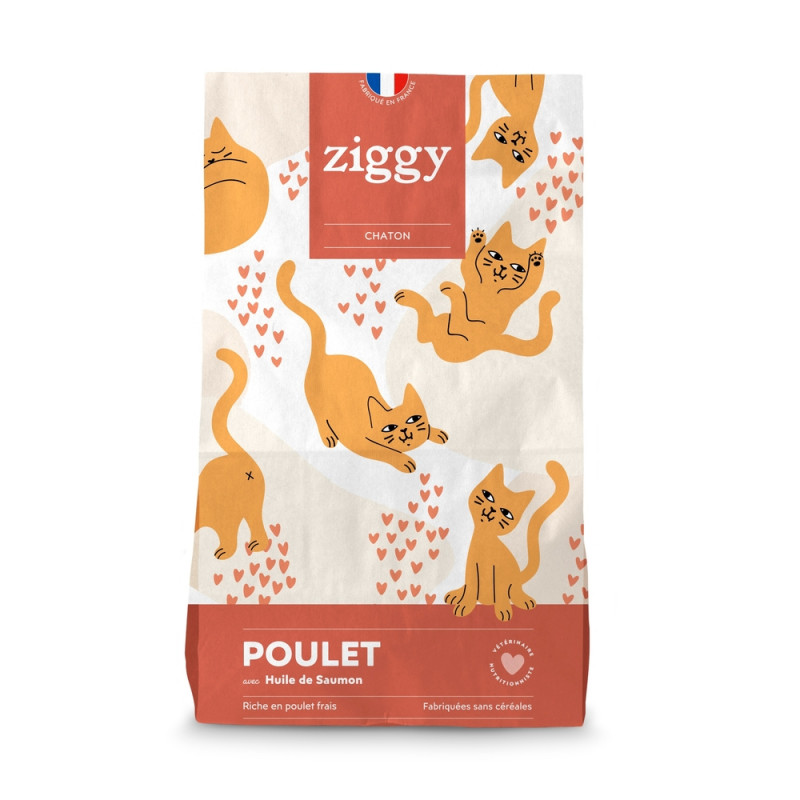 Croquettes pour chaton au poulet 2,5kg