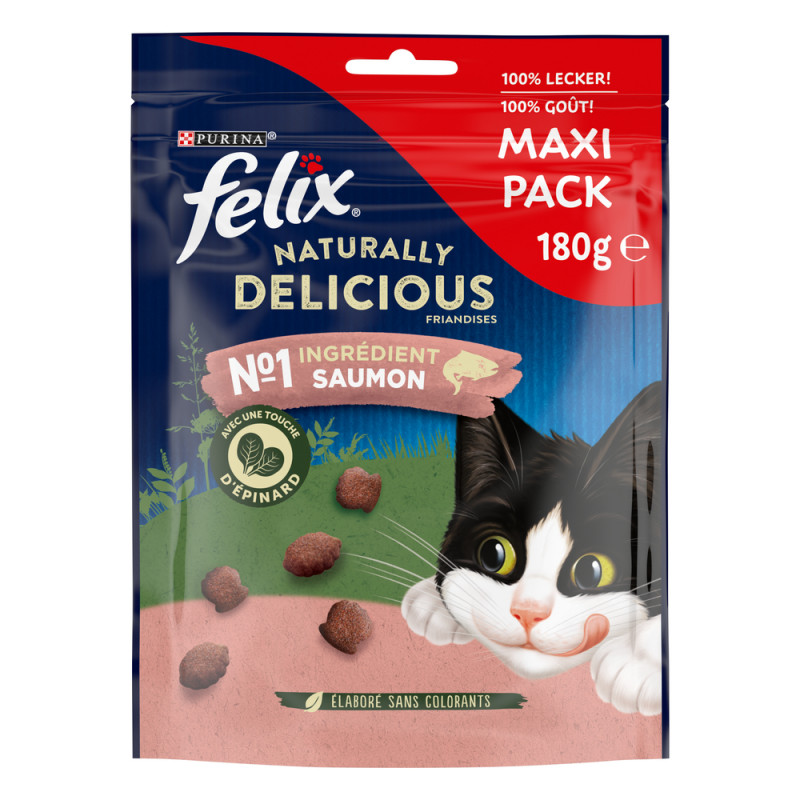 Friandises Naturally Delicious au saumon pour chat