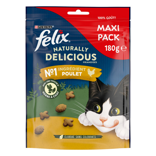 Friandises Naturally Delicious au poulet pour chat