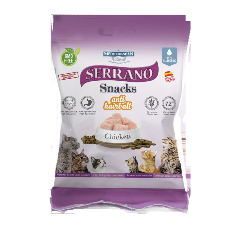 Friandises, Snacks Serrano anti-boules de poils Po