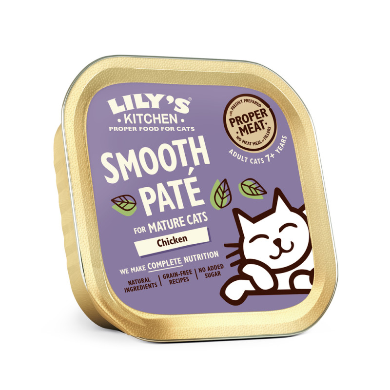 Pâtée au poulet pour chat senior 85g