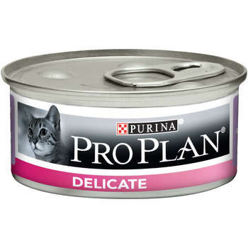 Boites Pro Plan Delicate pour chat : Dinde 85g
