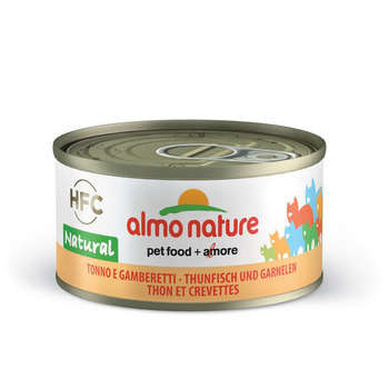 Boite pour chat : Thon et crevettes 70 g