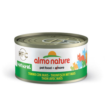Boite pour chat : Thon avec Mais 70 g