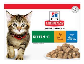 Multipack sachets chaton : poulet et poisson