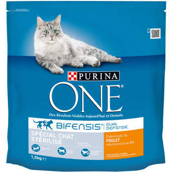 Croquettes chat adulte stérilisé au poulet et blé