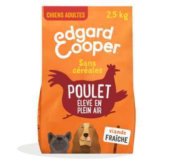 Croquettes chien adulte sans céréales au poulet -