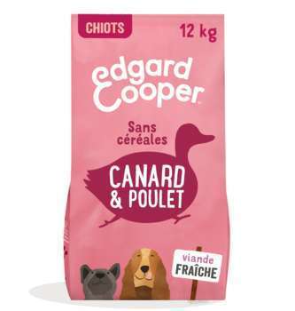 Croquettes chiot sans céréales au canard et poulet