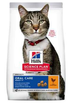 Croquettes chat adulte anti-tartre au poulet - 1,5