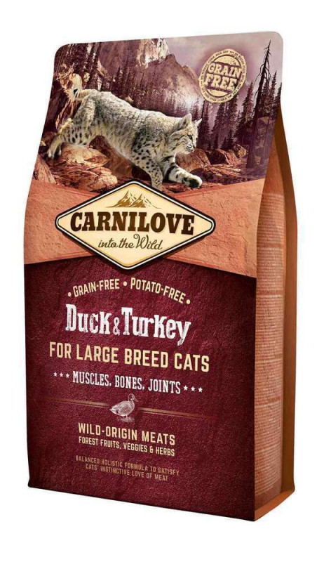 Croquettes Carnilove pour chat Grandes Races - Can