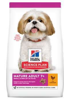 Croquettes pour chien sénior de petite race au pou