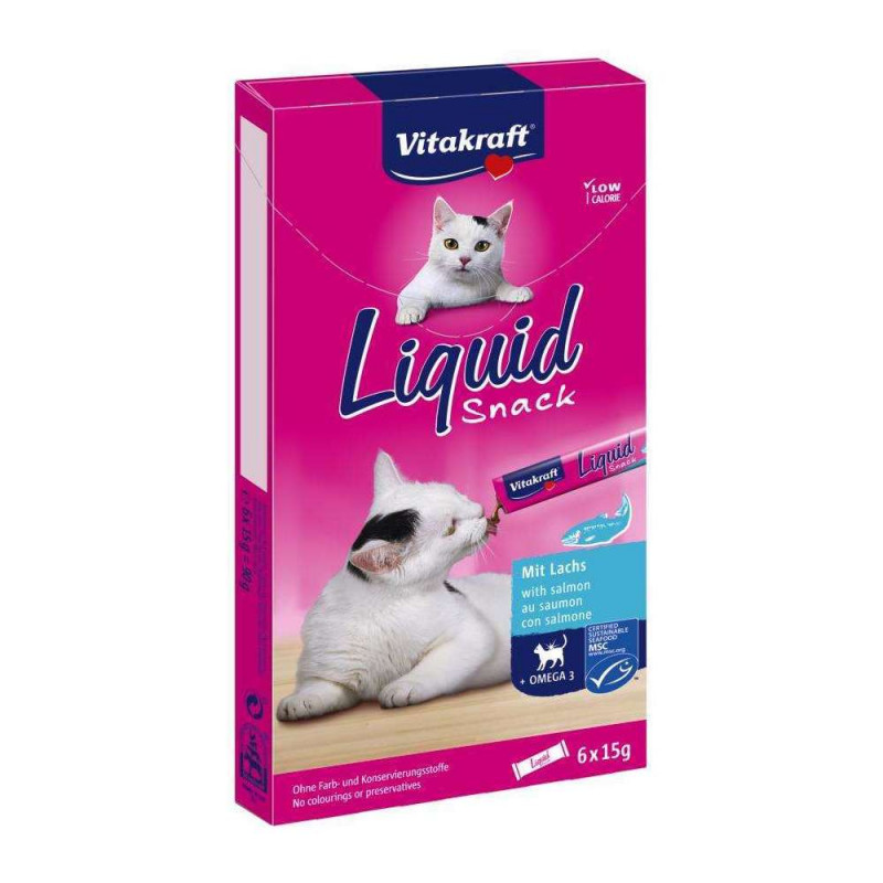 Friandise Liquide Chat Saumon