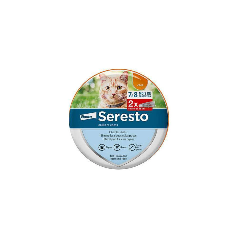 Seresto chat - collier anti-puces et anti-tiques p