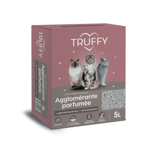 Litière minérale agglomérante parfumée pour chat 5