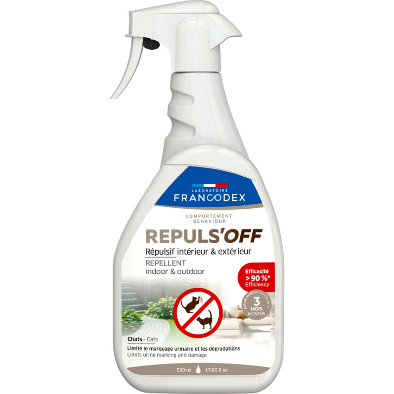 Repuls'off intérieur et extérieur chat 500ml