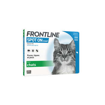 Pipette antiparasitaire chat frontline© : x 6