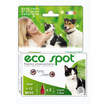 Pipette antiparasitaire chat eco spot n°1 essentie