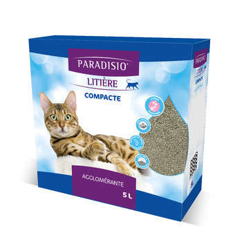 Litière minérale pour chat Compacte - 5 litres