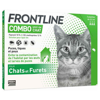 Pipette antiparasitaire chat: par 3