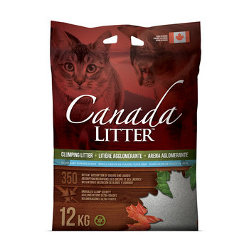 Litière minérale pour chat Canada Litter - 12 kg