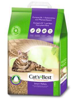 Litière végétale agglomérante pour chat Cat's Best