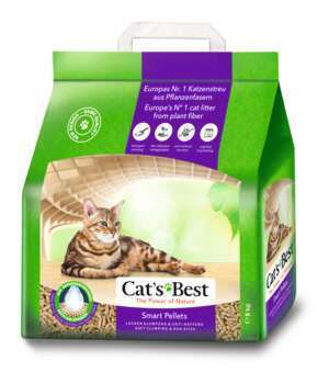Litière végétale agglomérante pour chat Cat's Best