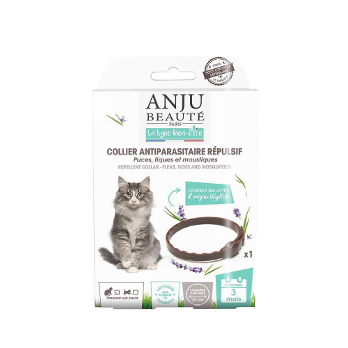 Collier Antiparasitaire Repulsif Chat 35cm