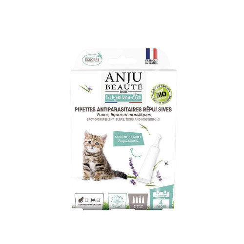 Pipettes Antiparasitaires Répulsives Bio x4 Chaton