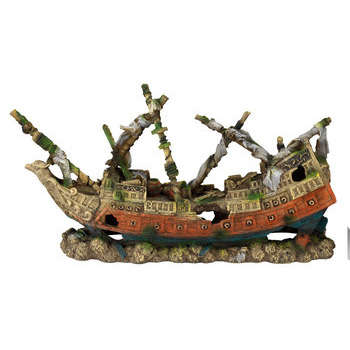 Décoration d'aquarium galeon XXXL: L83xl27,5xH43 c