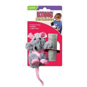 Jouet chat : Kong, rat, 10cm