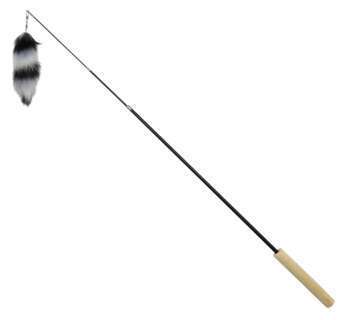 Grande canne à pêche téléscopique 1m20 pour chat
