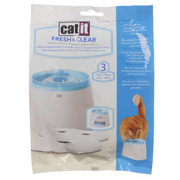 Filtre de rechange de mousse et de charbon x3