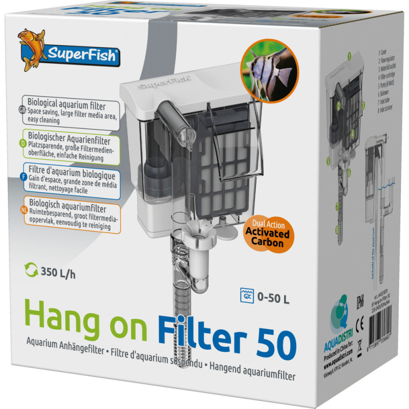 Filtre d'aquarium suspendu Hang on Filter 50