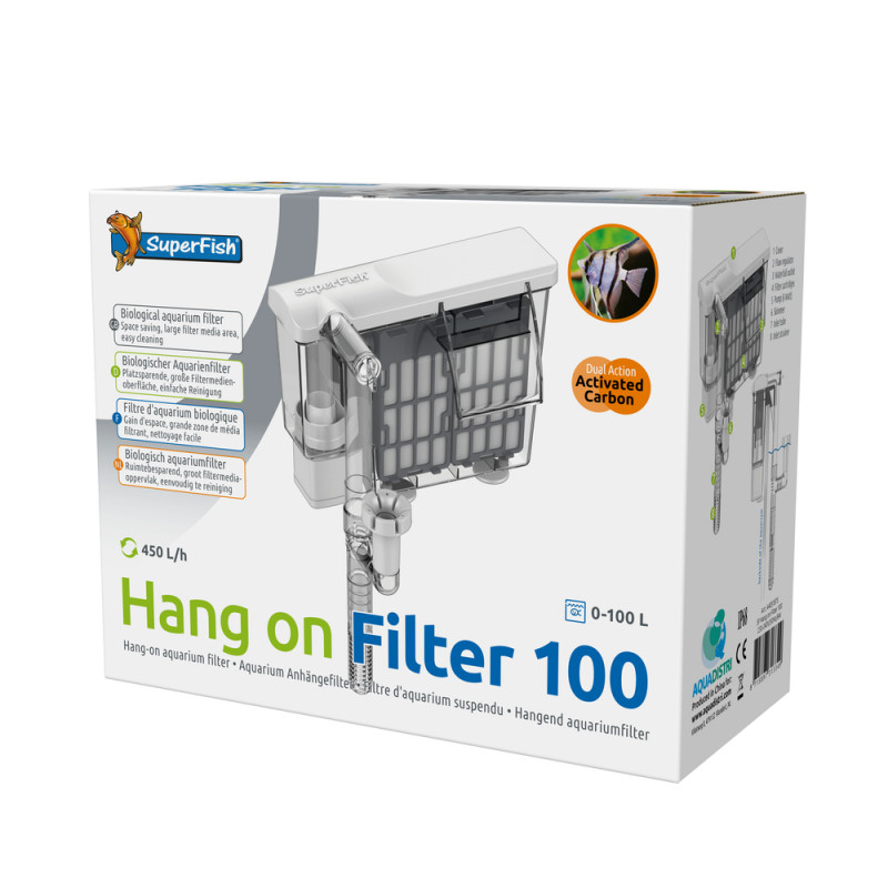 Filtre d'aquarium suspendu Hang on Filter 100