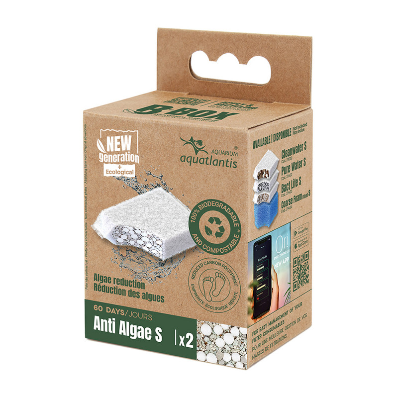 Masse de filtration pour aquarium B-Box anti algue