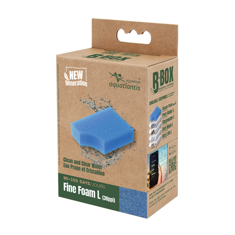 Masse de filtration pour aquarium B-Box fine foam,