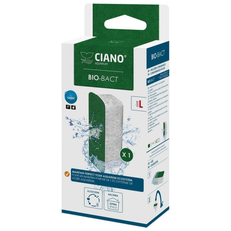 Cartouche de filtration aquarium Bio-Bact Taille L
