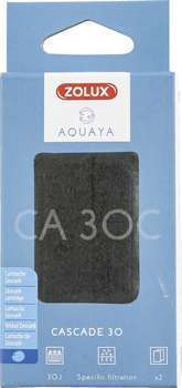 Mousse Zeocarb pour filtre cascade 30 Aquaya x2