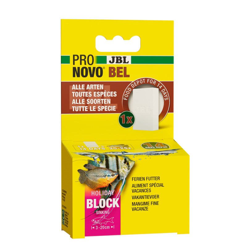 Aliment Pronovo Bel Block Holiday pour poissons d'