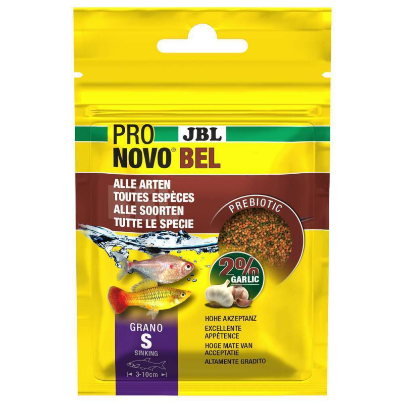 Aliment Pronovo Bel pour poissons aquarium grano S