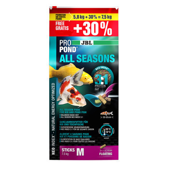 Aliment poissons : all seasons, M, 5,8kg+30%