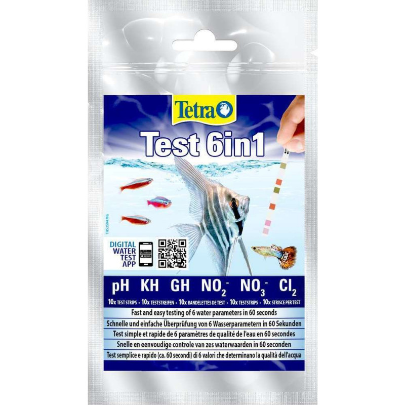 Bandelettes Test 6 in 1 pour aquarium